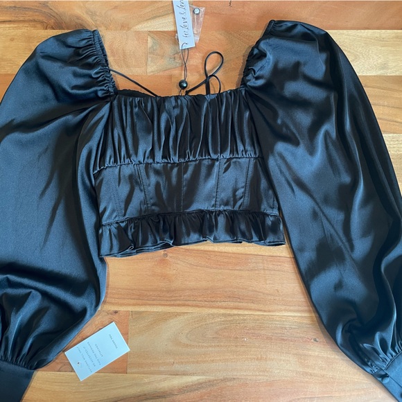 NWT For Love & Lemons Carina Blouse - Picture 6 of 9